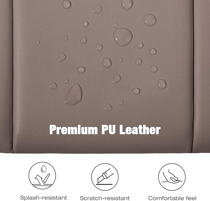 MoKo 13.3-14 Inch PU Leather Laptop Sleeve Fit with New Mac Neo 13", Mac Air 13'' M5 2026, Mac Pro 14'' M5, Mac Pro 13" M2/M1, Built-in Elastic Band, Laptop Carrying Case, Coffee