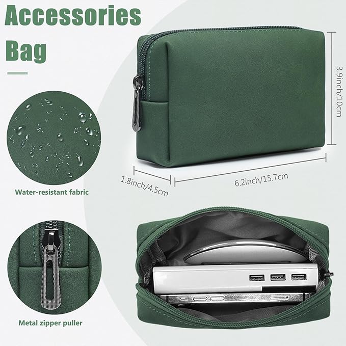 HYZUO 15 Inch Laptop Case Bag Sleeve with Stand for MacBook Air 15 M5 M4 A3241 M3 A3114 M2 A2941 2026-2023, 15" Surface Laptop 7/6/5/4/3, MacBook Pro 15 A1990 A1707 2019-2016, Midnight Green