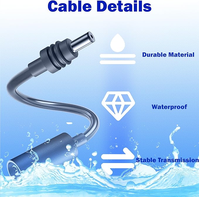 Starlink Mini DC Male to DC Female Power Adapter Cable,0.2 Meter Waterproof Power Socket Extension Cable,Supporting 100W 20V/5A PD Input,Mini Starlink Replacement Accessory