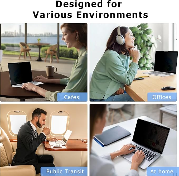 Megoo MagShield Privacy Screen for Surface Laptop 13 inch (2025), Magnetic Anti-Spy Film, Anti-Glare, Blue Light Filter, Washable Nano Adhesive, Removable Design