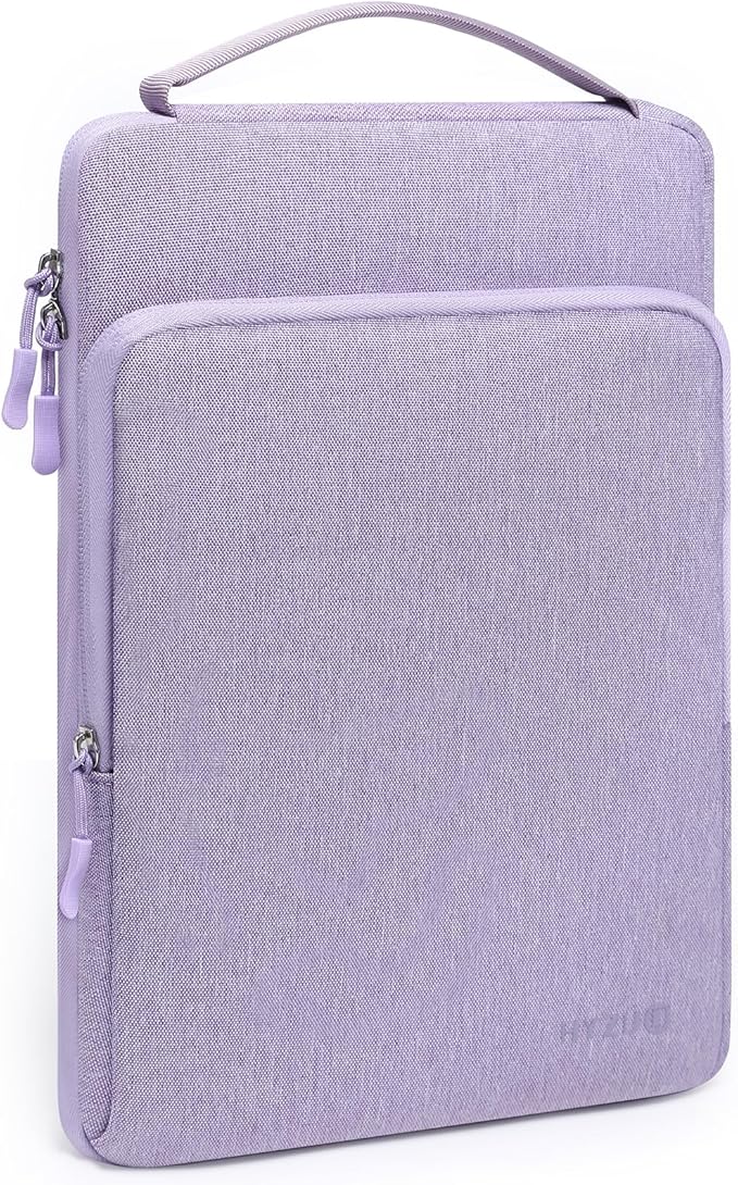 HYZUO 13.3-14 Inch Laptop Bag Sleeve for MacBook Pro 14 M5 M4 M3 M2 M1 Pro/Max A3426 A3427 2026-2021, MacBook Air/Pro 13.3, 13.8"-13.5" Surface Laptop/Book, Notebook Case for 13" Dell HP,Lilac Purple