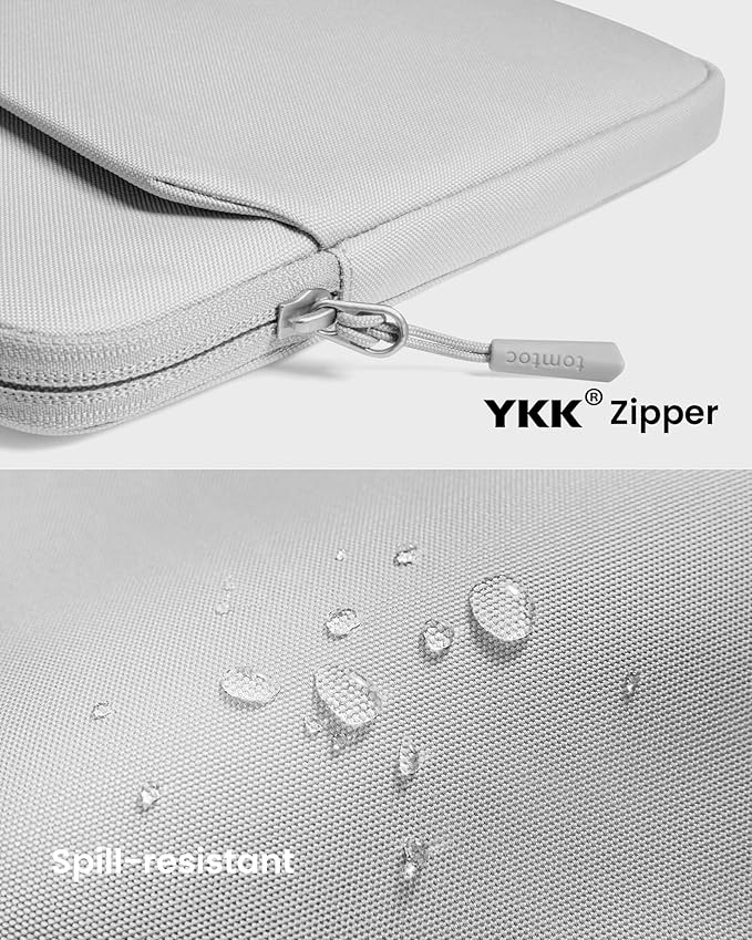 tomtoc Slim Laptop Sleeve for 16-inch MacBook Pro M5/M4/M3/M2/M1 Pro/Max 2026-2019, XPS 15 Surface Book 3 The New Blade 16, Recycled Water-Resistant Protective Laptop Case Bag
