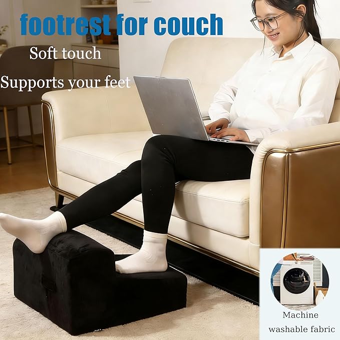 Foot Rest for Under Desk At Work.Ergonomic Foot Rest for Under Desk At Work,Rest for Under Desk Office & Home,Footstool Leg Elevation