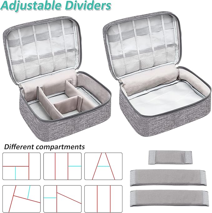 Electronics Organizer Travel Cable Organizer Bag Waterproof Portable Digital Storage Bag Electronic Accessories Case Cable Charger Organizer Case