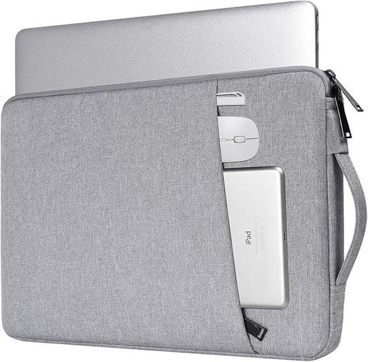 14 inch Laptop Case Sleeve for HP Omnibook 14/ Stream 14/ Chromebook/Elitebook, Lenovo Yoga/IdeaPad, Dell Inspiron Carrying Bag, Light Grey