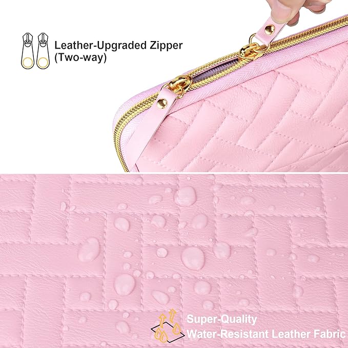 Lacdo Laptop Sleeve Case for 16 inch New MacBook Pro M5 Pro/Max A3428 A3429 (2026), M4/M3/M2/M1 A3403 A3186 A2991 A2780 A2485 2024-2019 | 15 inch Surface Laptop 7 6 5 4 Computer Bag, Sakura Pink