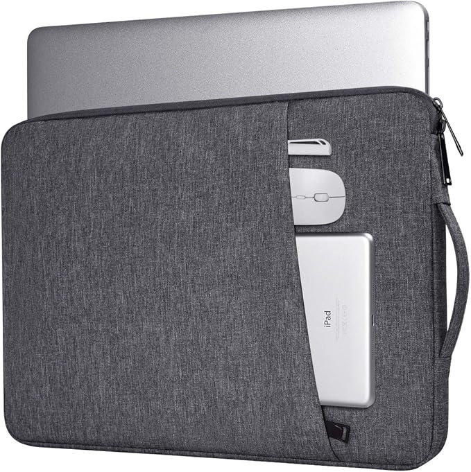14 Inch Laptop Sleeve Case for Acer Aspire Go 14, ASUS VivoBook 14, HP Lenovo Dell Inspiron Computer Carrying Bag, Space Grey