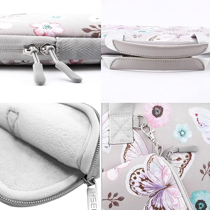 Hseok Laptop Sleeve 14 inch Case with Small Case, Compatible with MacBook Neo 14, MacBook Pro 14 M5/M4/M3/M2/M1, XPS 14 and Most 14 inch Notebooks, Neoprene Computer Handbag,B01F01