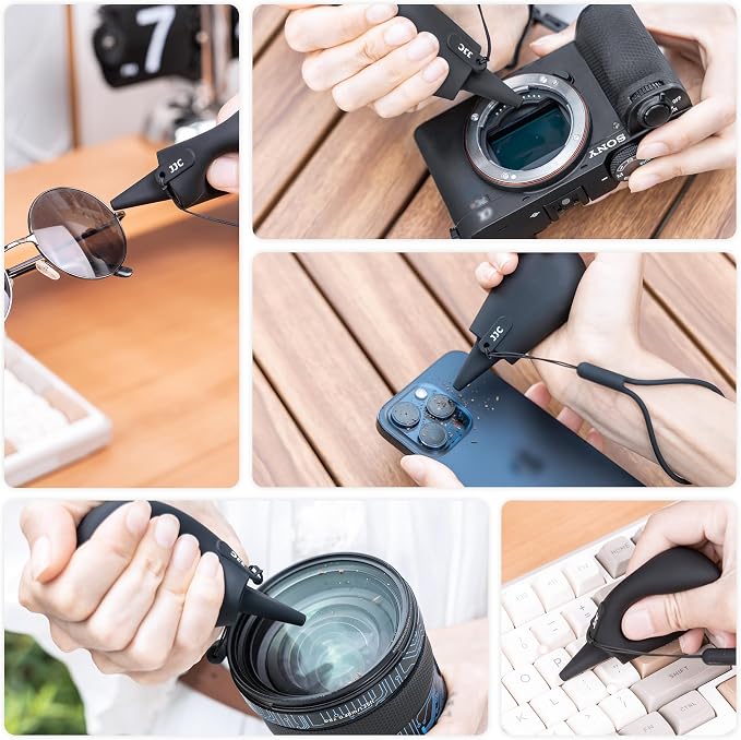 Small Soft Silicone Nozzle Air Blower for Camera Lens Sensor Keyboard Cleaning, Portable Camera Lens Blower with Lanyard for Outdoor Travel Cleaning - Image 7