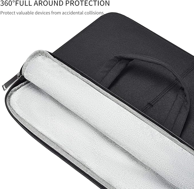 17-17.3 Inch Laptop Case Sleeve for HP 17.3/ Pavilion 17/ Envy 17/ OMEN 17, Acer Chromebook 17, Asus Vivobook Pro, Dell Inspiron 17 Notebook Computer Bag(Black)