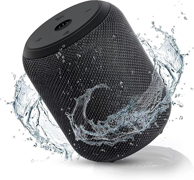 NOTABRICK Bluetooth Speaker with15W, IPX67 Waterproof Portable Speakers Bluetooth Wireless V5.0, Stereo Sound, Active Extra Bass, Double Pairing, for Party, Home Theater, Game Theater