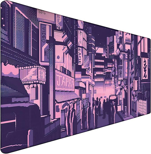Large Mouse Pad, Office Desk Pad Gaming, Durable Waterproof Non-Slip Base Long XXL Large Gamer DeskMat for Home Office Gaming Work, Kyoto