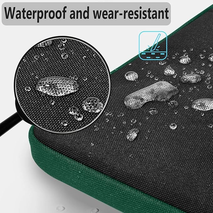 Hseok Laptop Shoulder Bag 15 15.6 16 Inch Briefcase,Compatible MacBook Pro/Neo 16",MacBook Air/Pro 15,XPS 15/16 and most 15.6-16 and Most 15-16 Notebooks,Spill-Resistant Handbag,Black Green