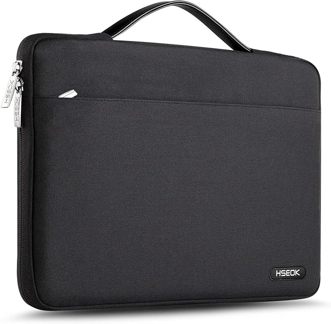 Hseok Laptop Sleeve 13-14 Inch Case Briefcase Compatible with MacBook Neo Pro 14 M5/M4/M3/M2/M1, All Models 13.3 Mac Air/Pro, XPS 13 14, Most Popular 13"-14" Notebooks,B01K01