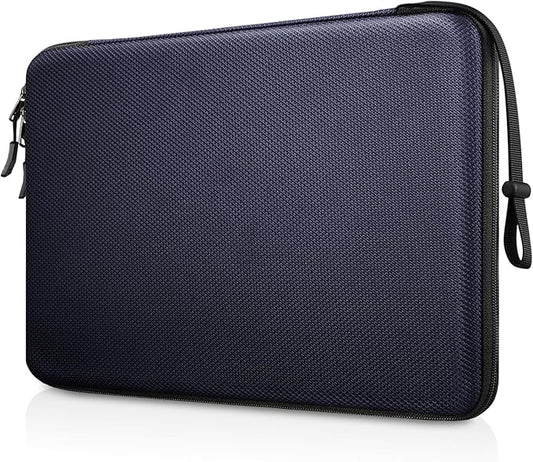 FINPAC Hard Laptop Sleeve Case for MacBook Neo A18 Pro, 13 inch MacBook Air 2026 M5/M4/M3/M2/M1, 14 inch MacBook Pro 2026 M5/M4/M3/M2 Pro/Max, Waterproof Case for Dell, Surface Laptop, Acer, Deep Blue