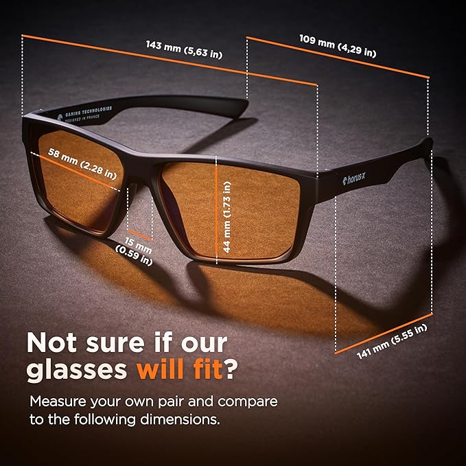 Horus X • Blue Light Glasses Men Women | Blue Light Blocking Glasses for Screen Anti-Fatigue Eye Migraine