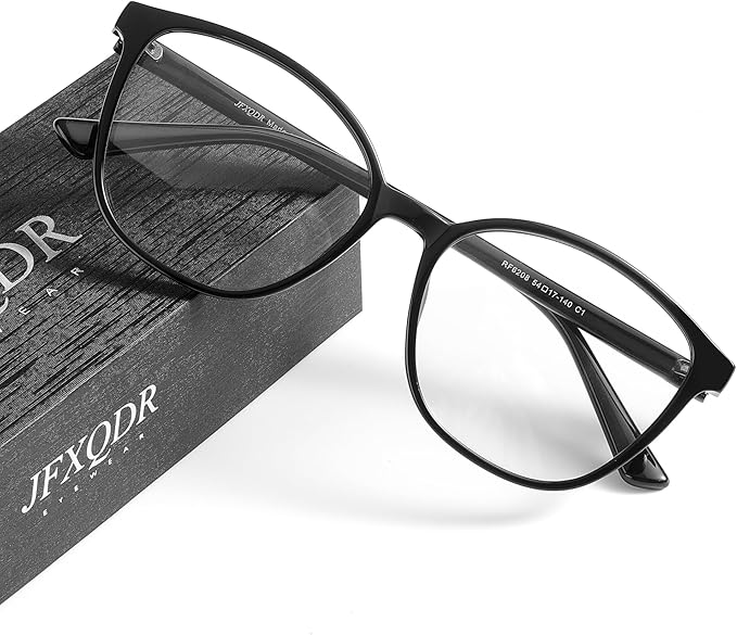 Women's Blue Light Blocking Glasses, TR90 Frame Computer Gaming Glasses Anti Eyestrain & UV Glare RF6208
