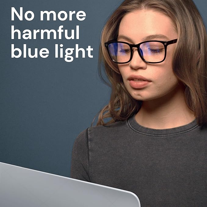 Gaoye Zebra Blue Light Glasses for Computer & Gaming - Anti UV Ray Lenses, Scratch-Resistant & Comfort Fit
