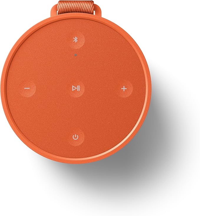 Bang & Olufsen Beosound Explore - Wireless Portable Outdoor Bluetooth Speaker, IP 67 Dustproof and Waterproof, Bonfire Orange