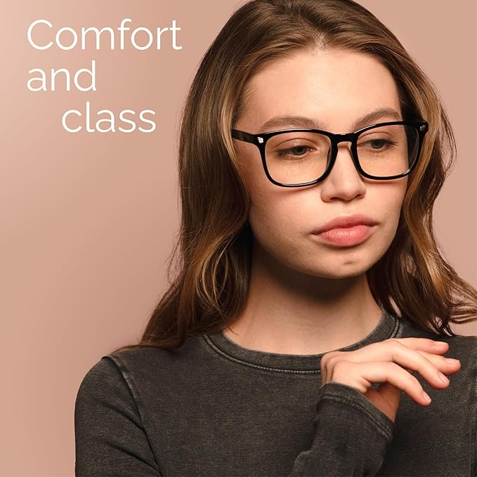 CCVOO Reading Glasses for Women/Men, Eyeglasses, Blue Light Readers for Women/Men, Computer Eye Glasses, Cheaters