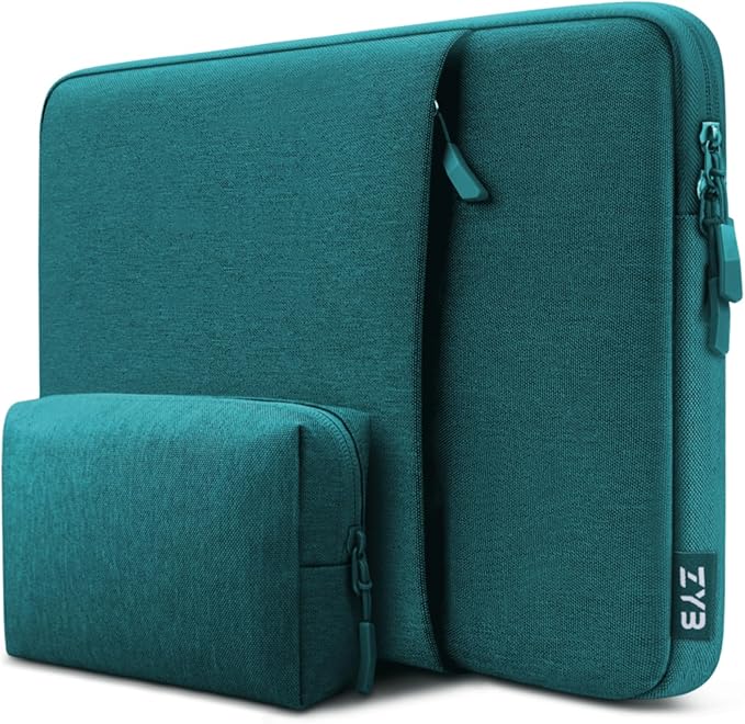 ZYB Laptop Case 16 Inch,16 Inch Laptop Sleeve for 16 Inch Notebook MacBook Pro 16 Lenovo ThinkBook/IdeaPad/ThinkPad HP Dell Acer ASUS etc Waterproof Computer Sleeve with Pocket & Accessory Bag-Teal