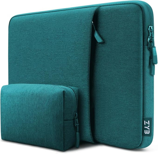 ZYB Laptop Case 16 Inch,16 Inch Laptop Sleeve for 16 Inch Notebook MacBook Pro 16 Lenovo ThinkBook/IdeaPad/ThinkPad HP Dell Acer ASUS etc Waterproof Computer Sleeve with Pocket & Accessory Bag-Teal