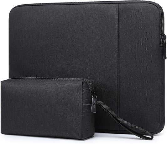 HYZUO 13.3-14 Inch Laptop Sleeve Bag Set for MacBook Pro 14 M5/M4/M3/M2/M1 Pro/Max A3426 A3427 2026-2021, MacBook Air/Pro 13.3, 13.5-13.8" Surface Book/Laptop, Notebook Case for 13.3" HP, Black