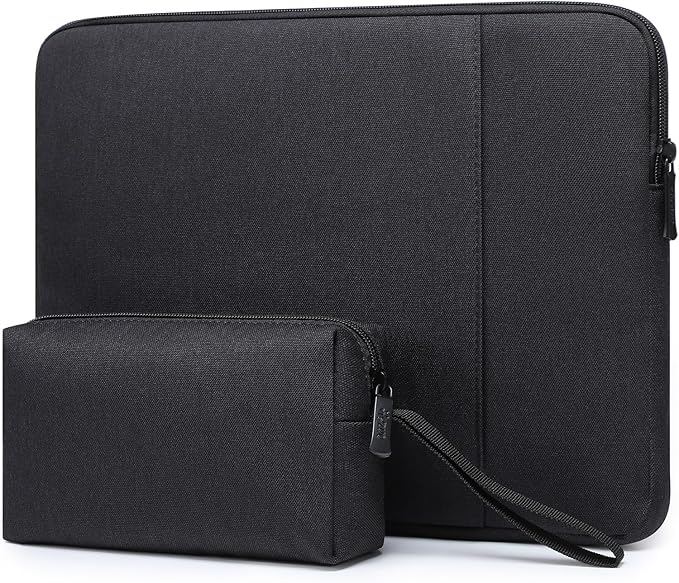 HYZUO 15-16 Inch Laptop Sleeve Bag Set for MacBook Pro 16 M5/M4/M3/M2/M1 Pro/Max A3428 A3429 2026-2019, 15" Surface Book, Notebook Case for 15" 15.6" HP Dell Lenovo Asus Acer Samsung, Black