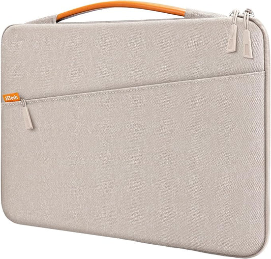 JETech Laptop Sleeve for MacBook Neo (A18 Pro), 14-Inch MacBook Pro (M1-M5, 2020-2026), Waterproof Bag Case with Portable Handle and Pocket, Compatible with 14 Inch Notebook (Starlight)