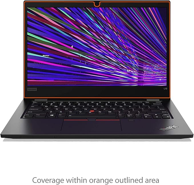 BoxWave Screen Protector Compatible with Lenovo ThinkPad L13 Yoga 2-in-1 Gen 2 (13.3 in) - ClearTouch Anti-Glare (2-Pack), Anti-Fingerprint Matte Film Skin
