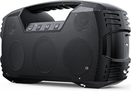 Portable Wireless Bluetooth Speaker, 40W (60W Peak) Loud Sound IPX7 Waterproof Speakers, 32H Playtime, Outdoor Speaker, Rich Bass, BT 5.0, TWS Pairing, Built-in Mic, for Party, Pool, Beach, Gifts