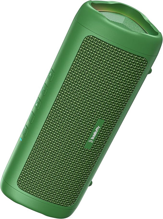 Bluetooth Speaker with HD Sound, Portable Wireless, IPX5 Waterproof, Up to 20H Playtime, TWS Pairing, BT5.3, for Home/Party/Outdoor/Beach, Electronic Gadgets, Birthday Gift (Green)