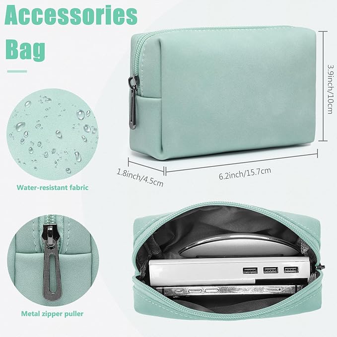 HYZUO 15 Inch Laptop Case Bag Sleeve with Stand for MacBook Air 15 M5 M4 A3241 M3 A3114 M2 A2941 2026-2023, 15" Surface Laptop 7/6/5/4/3, MacBook Pro 15 A1990 A1707 2019-2016, Mint Green