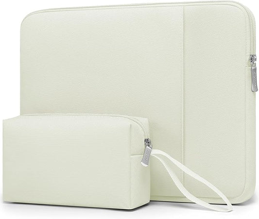 HYZUO 15-16 Inch Laptop Sleeve Bag Set for MacBook Pro 16 M5/M4/M3/M2/M1 Pro/Max A3428 A3429 2026-2019, 15" Surface Book, Notebook Case for 15" 15.6" HP Dell Lenovo Asus Acer Samsung, Beige