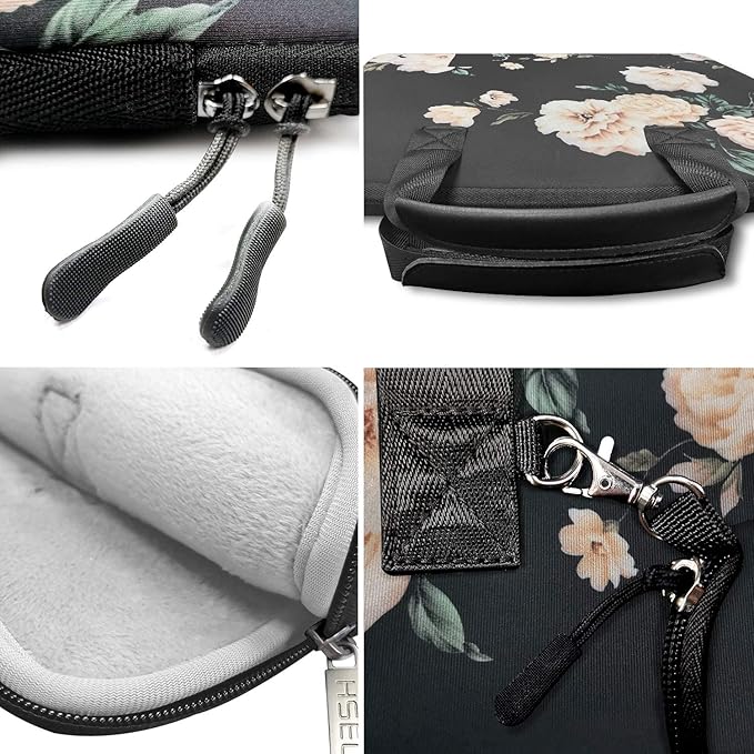 11.6 12.9 13 inch Elastic Laptop Sleeve with Small Case Compatible with 13 inch MacBook Neo Air Pro M5/M4/M3/M2/M1, iPad 13 12.9, XPS 13 and Most 11.6 12.9 13 inch Notebooks Tablets,P02Y01
