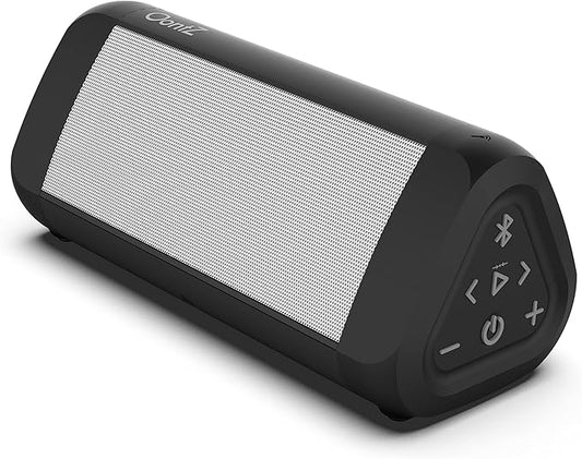 OontZ Angle 3 Ultra - Portable Bluetooth Speaker, 14 Watts, Bigger Bass, Hi-Quality Sound, 100 Ft Wireless Range, Play Two Speakers Together, IPX7 Waterproof, Home, Outdoor, Great Gift (White)