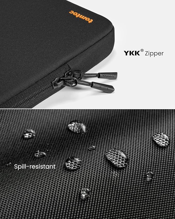 tomtoc 360° Protective Laptop Sleeve Designed for 13-inch New MacBook Neo A3404 (2026) A18 Pro Chip, Water-Resistant Shockproof Computer Case Bag Fits 12-13 Inch Surface Pro Copilot+ PC