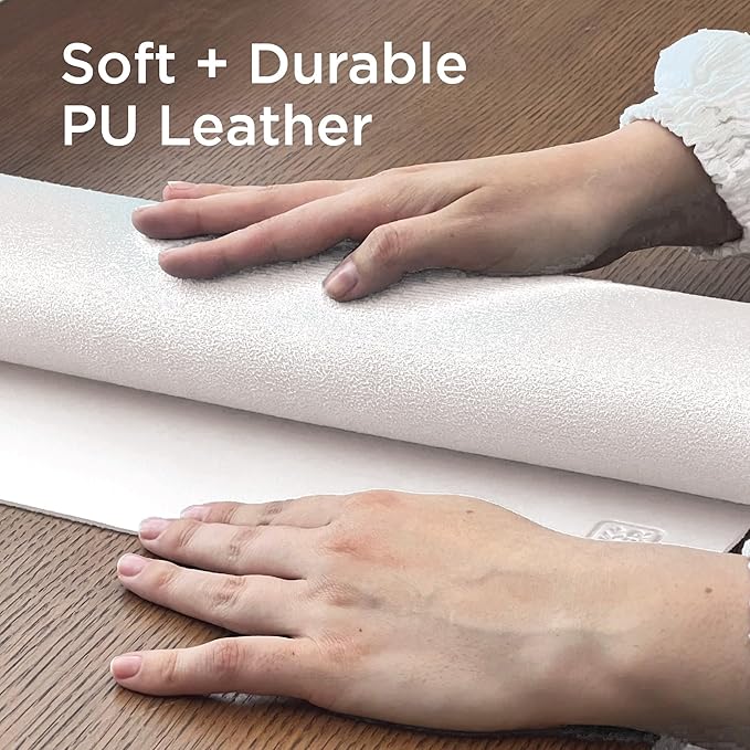 Black+Decker Faux Leather Desk Mat for Keyboard and Mouse - Protective Office Decor - Gaming, Work from Home, Desk Pad Mat