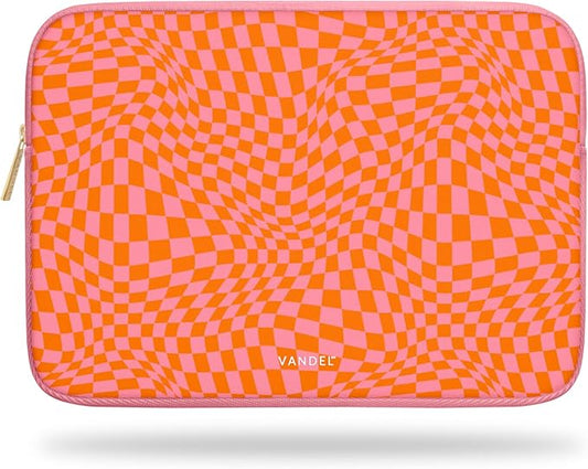 Vandel MacBook Air 13 inch Laptop Sleeve, Fits 13-13.3 inch Laptops: Neoprene MacBook Pro & Air Case, Chromebook, HP Soft Cover | Thin Computer Carrying Bag, Pink Mac (M1 & M2) Pouch