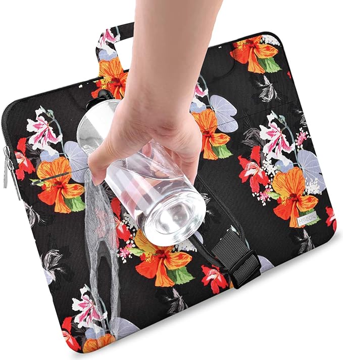 Hseok Laptop Shoulder Bag 13 13.3 14 Inch Case Compatible with MacBook Pro/Neo 14" M5/M4/M3/M2/M1,Mac Air/pro/Neo 13" and Most 13 13.3 14 Notebooks,Spill-Resistant Briefcase,Morning Glory