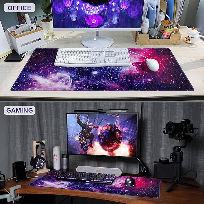 Canjoy Gaming Mouse Pad, Large Extended Mouse Pad Big Computer Mousepad for Home Office Gaming Work 31.5x15.7inch
