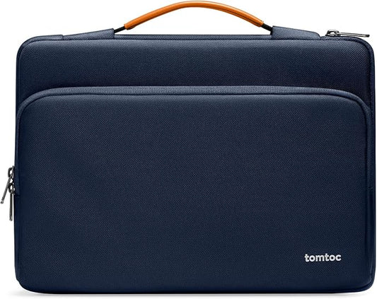 tomtoc 360 Protective Laptop Sleeve for 13.5-14.4 Inch Microsoft New Surface Laptop Studio/5/4/3/2/1, Surface Book 3/2/1, Water-Resistant Shockproof Notebook Accessory Carrying Case Bag, Blue