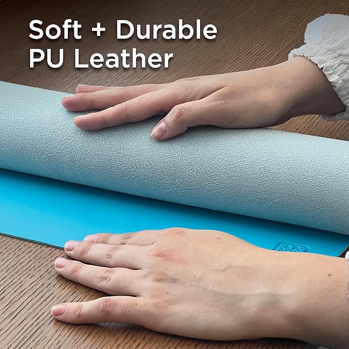 Black+Decker Faux Leather Desk Mat for Keyboard and Mouse - Protective Desk Decor for Men, Women & Teens - Gaming, Work from Home, Office Accessory