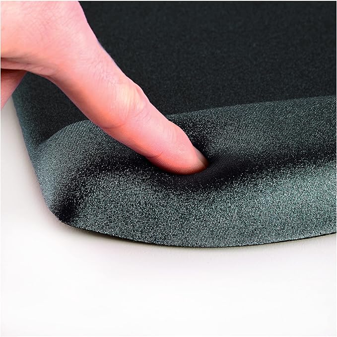 Fellowes PlushTouch Foam Keyboard Wrist Rest with MICROBAN - Graphite (9252301) (Pack of 2)