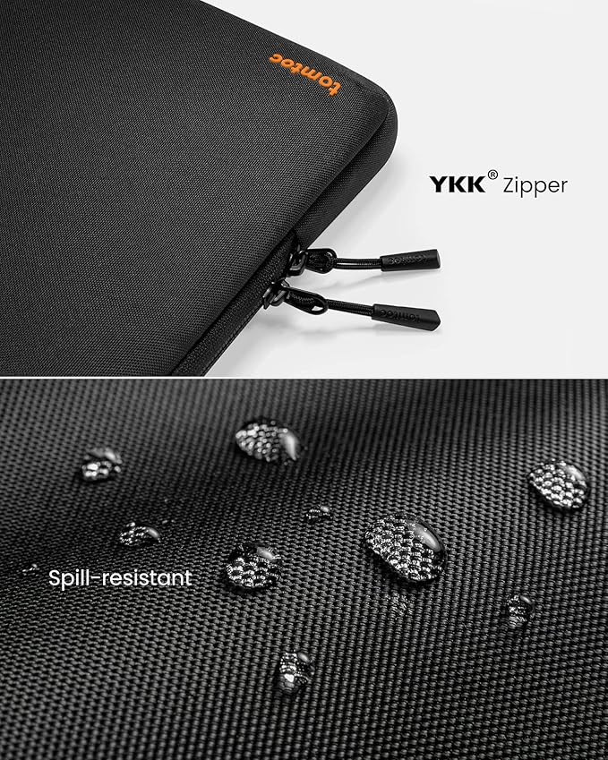 tomtoc 360° Protective Tablet Sleeve for 2026 iPad Air 11-inch (M4/M3/M2), iPad Pro 11-inch (M5/M4/4th/3rd/2nd/1st Gen) with Magic Keyboard/Smart Keyboard Folio, 11" iPad Water-Resistant Tablet Case