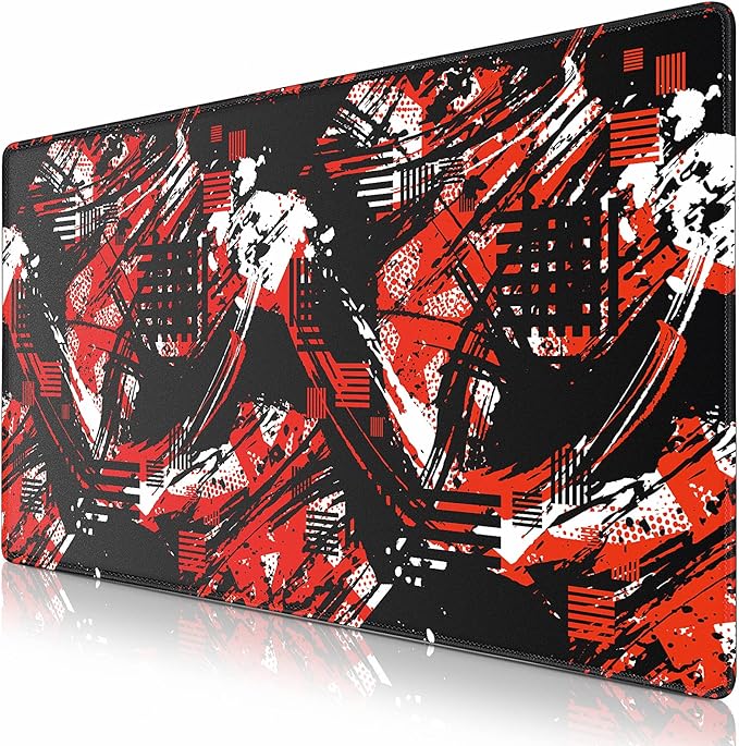 Canjoy Gaming Mouse Pad 31.5x15.8inch Extended XXL Large Mouse Pad Big Computer Keyboard Mouse Mat Desk Pad with Non-Slip & Rubber Base & Stitched Edge