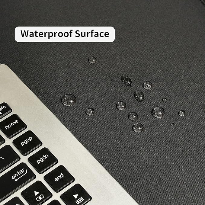 Large Mouse Pad, 36x17 in Gaming Mouse Mat,Waterproof and Non-Slip Desktop Pad for Computer Keyboard,Black,XL