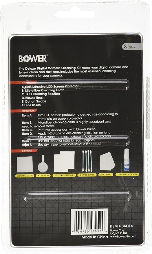 Bower SAD14 6-in-1 Digital Camera Cleaning Kit - Image 2