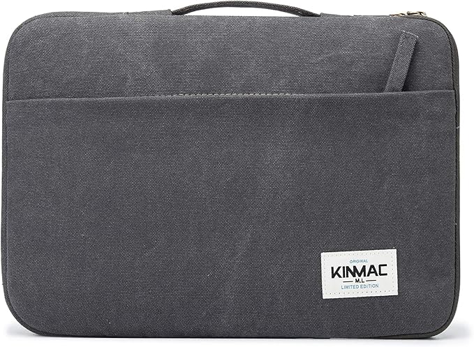 Kinmac 360° Protective Laptop Sleeve Case Bag Cover with Handle for MacBook Pro 16 inch,16 inch HP,Lenovo,Dell,ASUS,Acer Ultrabook and Business Laptop (Grey)