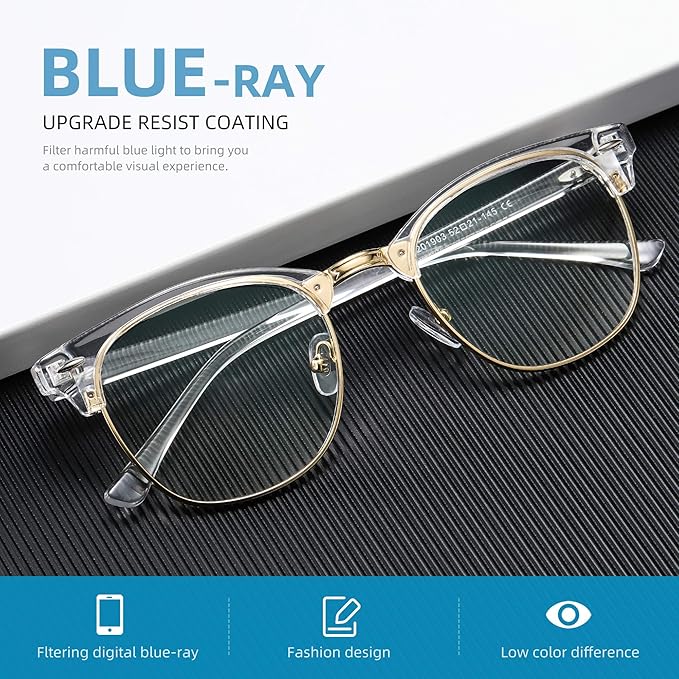 Blue Light Glasses for Woman/Men Computer Bluelight Glasses Womens/Mens